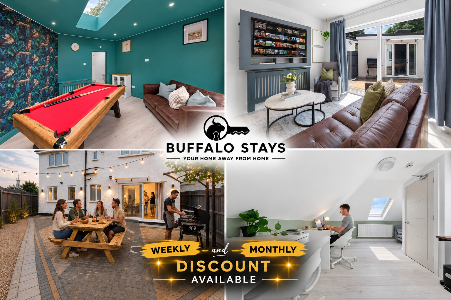 Sleeps12, Working space, Game room & Free Parking β photo 1